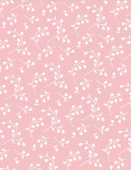 White Twigs Printed On Pink Paperwall  For Baby Photo Backdrop Shopbackdrop